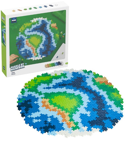 Plus Plus - Puzzle by Number - Earth 800pc