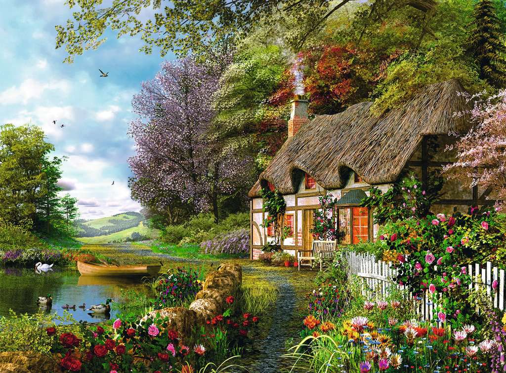 1500pc Country Cottage Puzzle