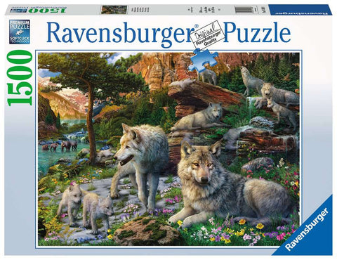 Wolves in Spring 1500pc Puzzle