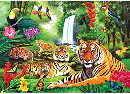 Tigers in Paradise 3000pc Puzzle