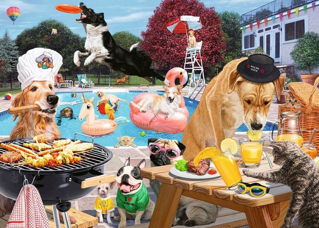 1000pc Dog Days of Summer Puzz