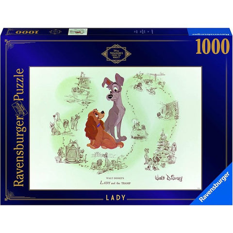 Disney Vault Lady and the Tramp 1000pc Puzzle