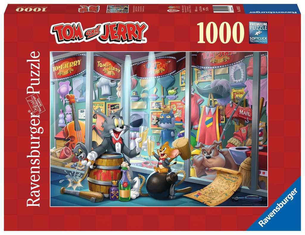 1000pc Tom & Jerry Hall of Fam