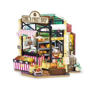 Carl's Fruit Shop Vegetable Market DIY Miniature