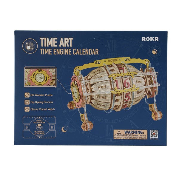 Time Engine Desk Calendar Laser Cut Wood Kits