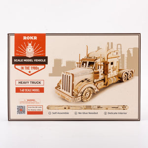 Heavy Truck Laser Cut Wood Kit