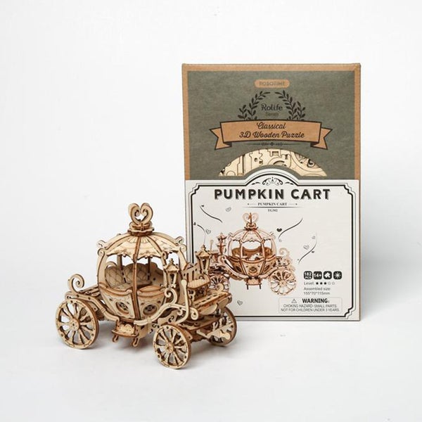 Pumpkin Carriage Laser Cut Wood Kit