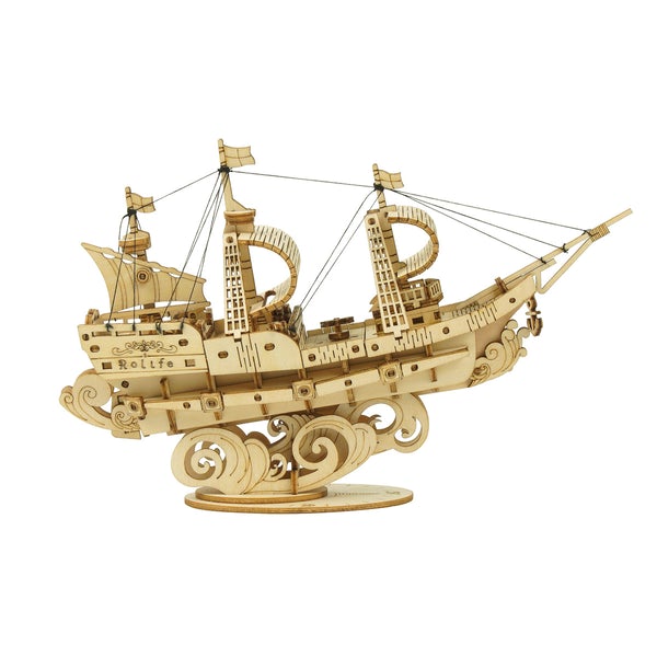 Sailing Ship Laser Cut Wood Kit