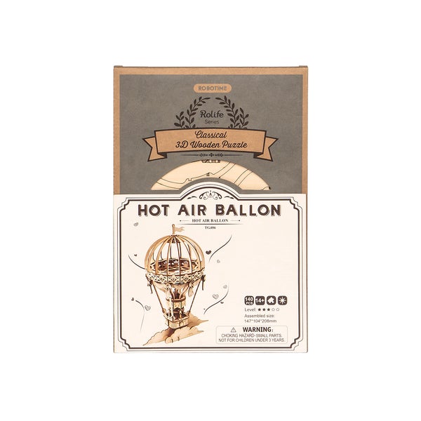 Hot Air Balloon Laser Cut Wood Kit