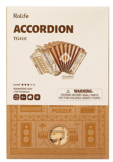 Accordion Laser Cut Wood Kits