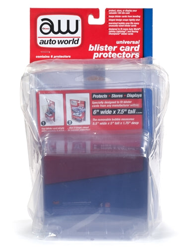 Auto World Blister Card Protector 6-Pack