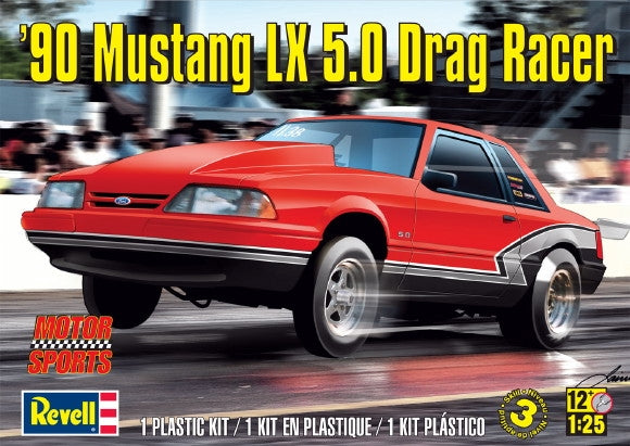 1/25 1990 Ford Mustang LX 5.0 Drag Racer