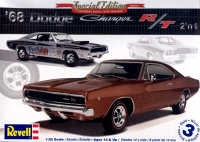 1/25 1968 Dodge Charger 2n1