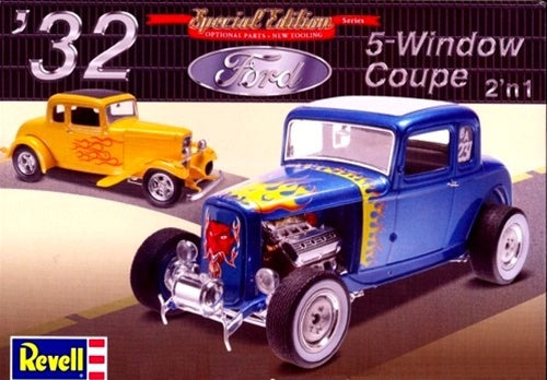 1/25 1932 Ford 5-Window Coupe (2 'n 1) Stock or Highboy