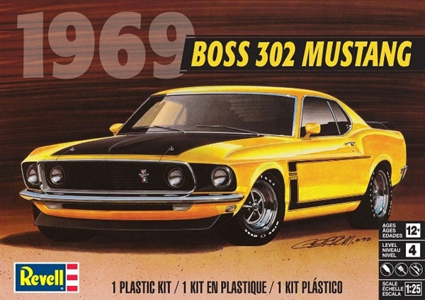 1/25 1969 Ford Mustang 302 Boss