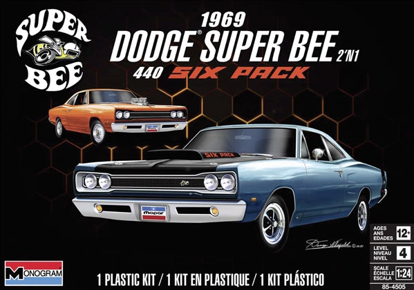 1/24 1969 Dodge Superbee 2-n-1