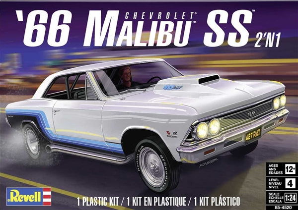 1/25 1966 Chevy Malibu SS (2 'n 1)