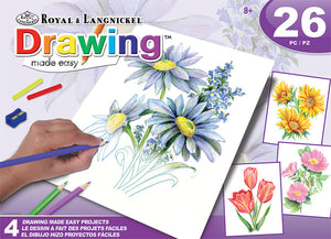 Royal Brush Drawing Made Easy Boxset Flowers
