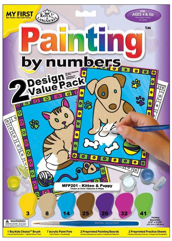 MY FIRST PBN KITTEN & PUPPY