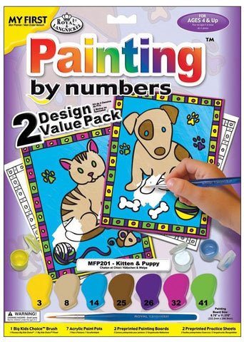 MY FIRST PBN KITTEN & PUPPY