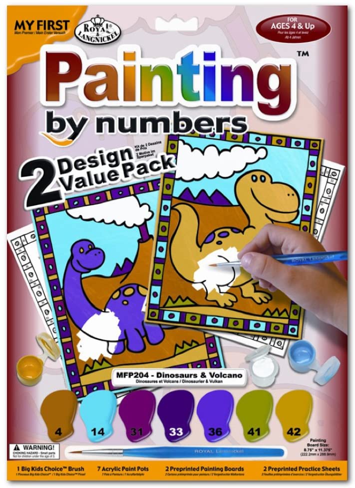 MY FIRST PBN DINOSAURS+