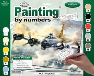 Royal Brush Paint By Number Adult Large Flying Fortress