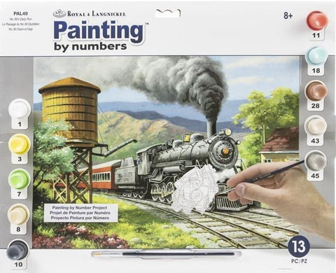 Royal Brush Painting By Number Adult Large #90's Daily Run