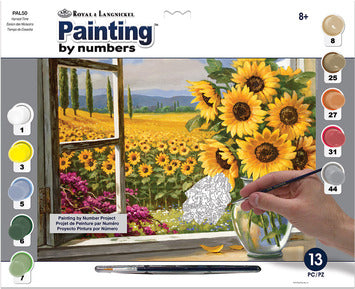 Royal Brush Paint By Number Adult Large Harvest Time