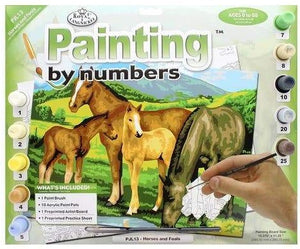Royal Brush Paint By Number Junior Large Horses/Foals