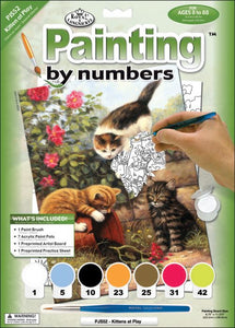 Royal Brush Paint By Number Junior Small Kittens at Play ROYPJS52