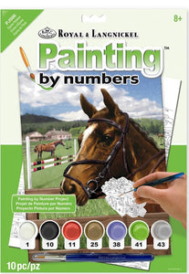 Royal Brush Paint By Number Junior Small Equine Paddock ROYPJS88