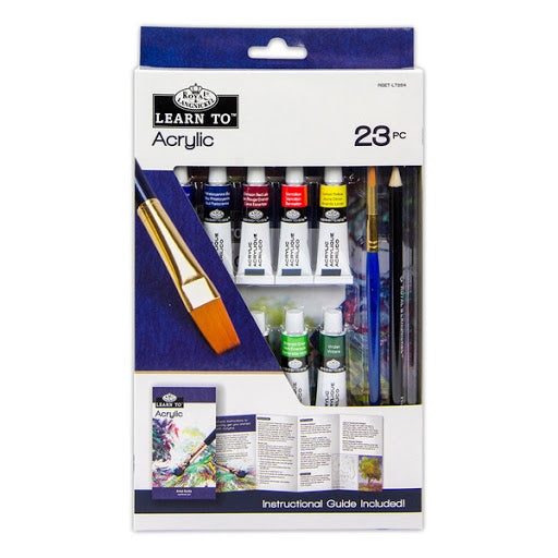 Royal Brush Learn to Acrylic Painting 23pc