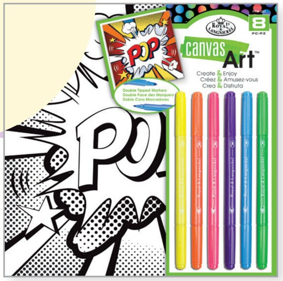 Canvas Art Markers Pop