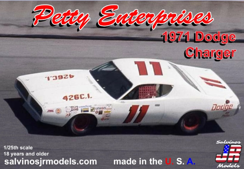 1/24 1971 Dodge Charger "Flat Hood" #11 'Petty Enterprises'