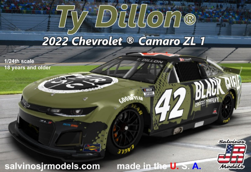 1/24 2022 Chevy Camaro Ty Dillion Primary
