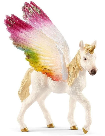 Winged Rainbow Unicorn Foal