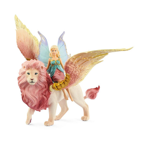 Fairy in Flight Winged Lion