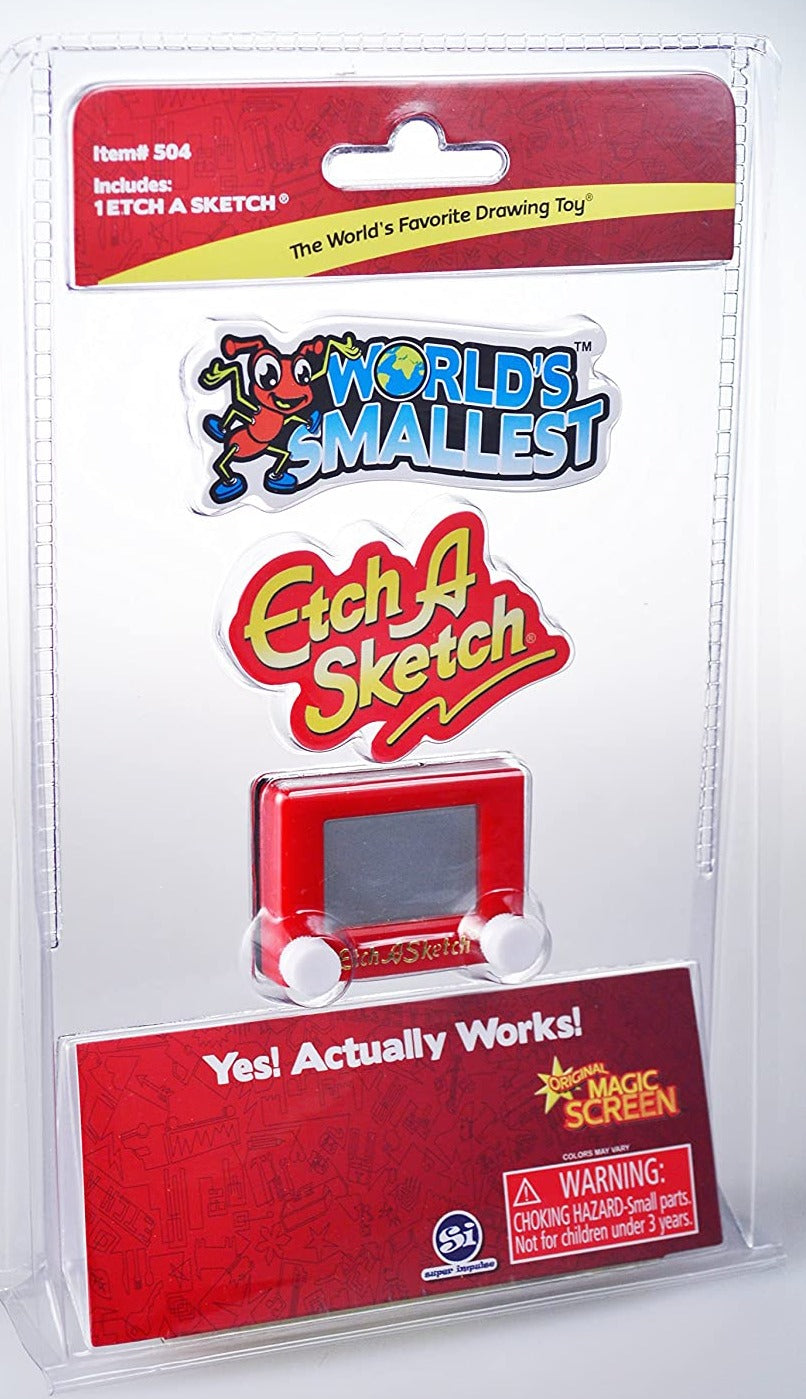 World's Smallest Etch a Sketch