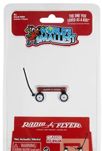 World's Smallest Radio Flyer Classic Red Wagon in Retail Package