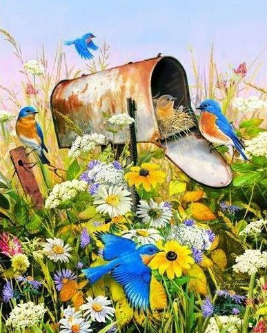 500pc Blue Birds Puzzle