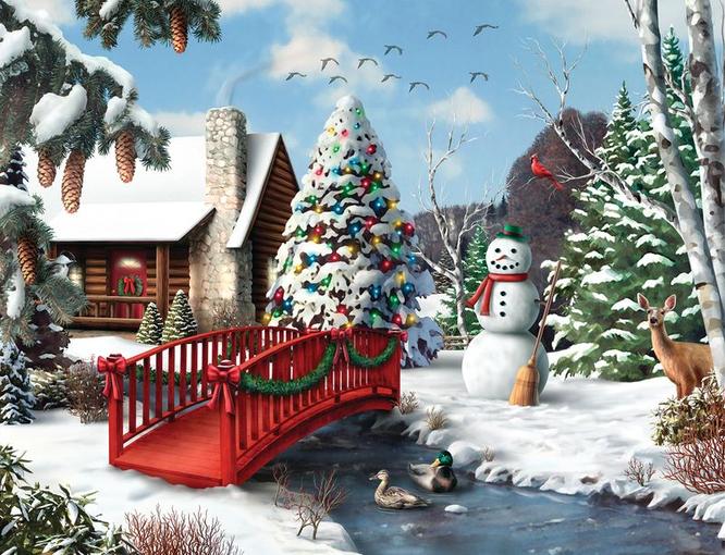 Winter's Home 500pc Puzzle