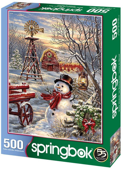 500pc Winter Windmill Puzzle