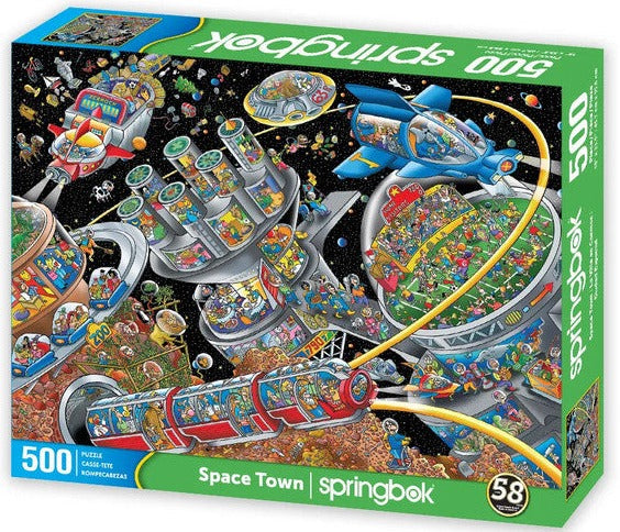500pc Space Town Puzzle