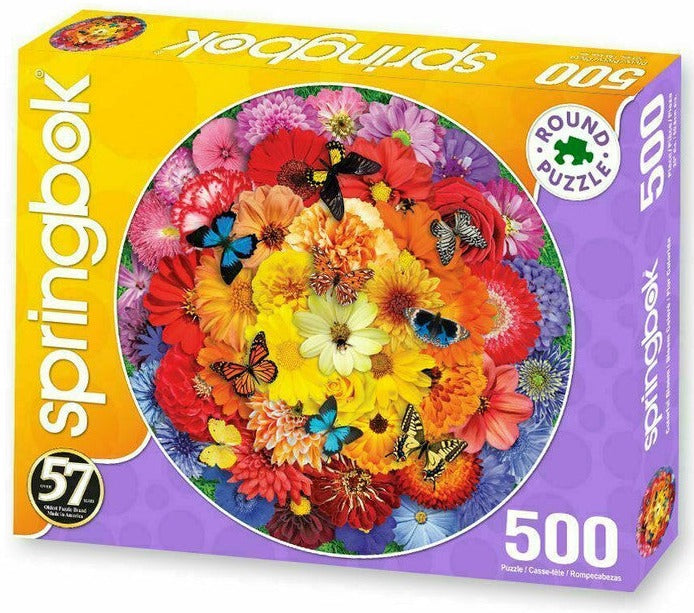 500pc Colorful Bloom Puzzle