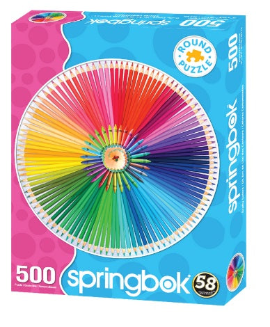 500pc Crafty Colors Round Puzz