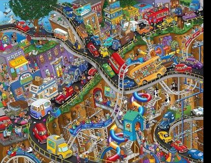 1000pc Getting Away Puzzle