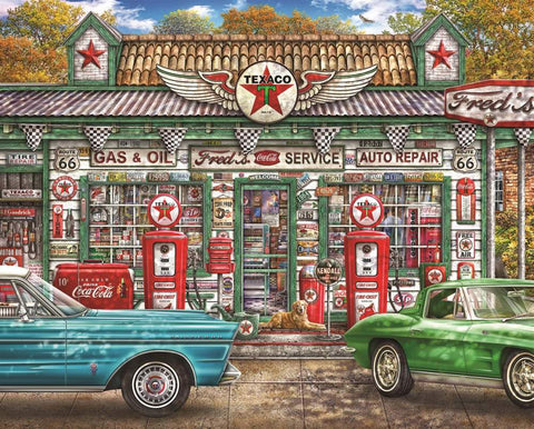 Fred's Service Station 1000pc Puzzle