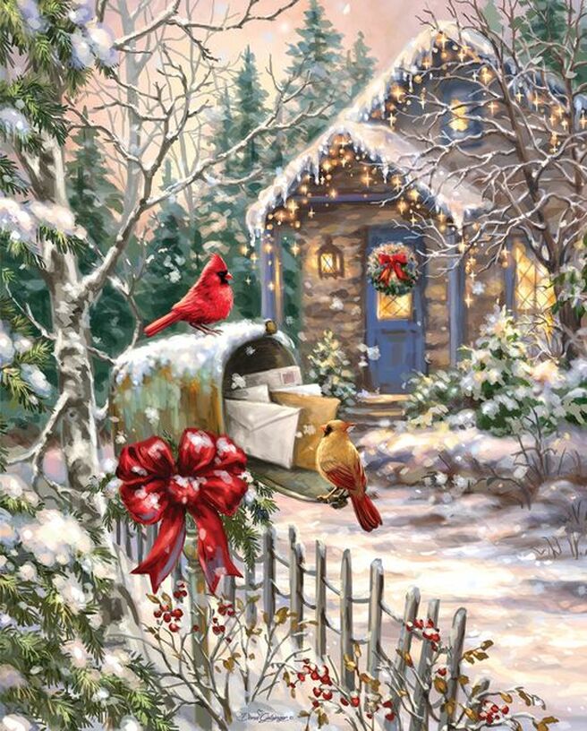 1000pc Cardinal Cottage Puzzle