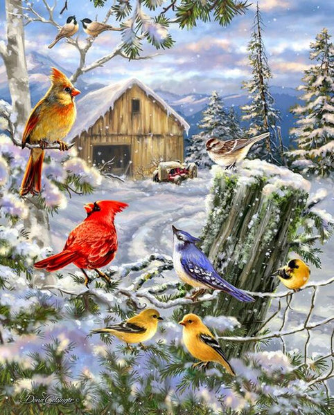 Frosty Morning Song 1000pc Puzzle
