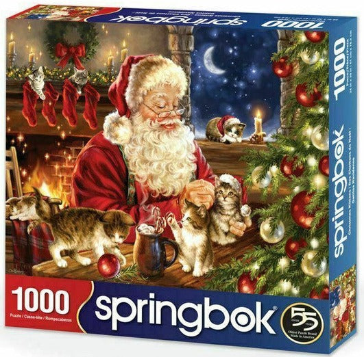 1000pc Christmas Kittens Puzzl